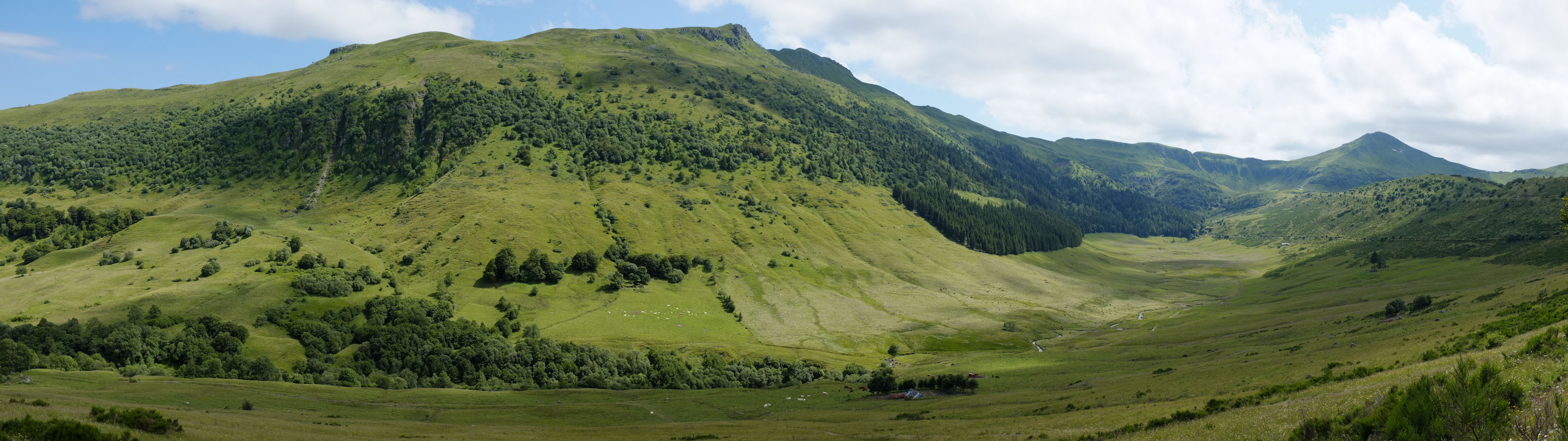 1-05 Massif du Cantal / Dans la montée vers le col de Serre