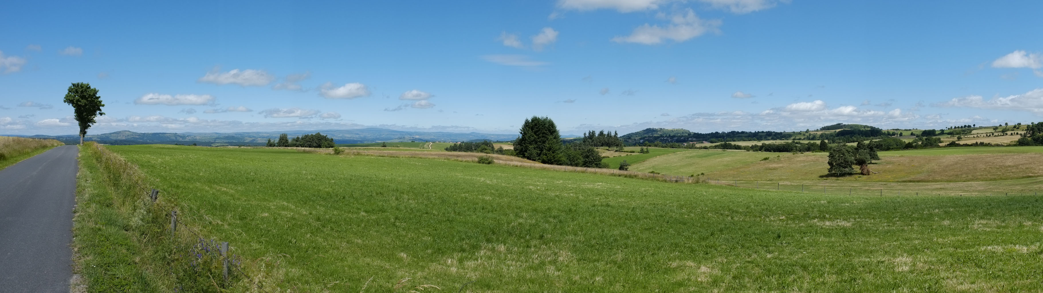 1-08 Margeride / Echappées vers le nord et l'ouest, depuis le plateau de Rageade