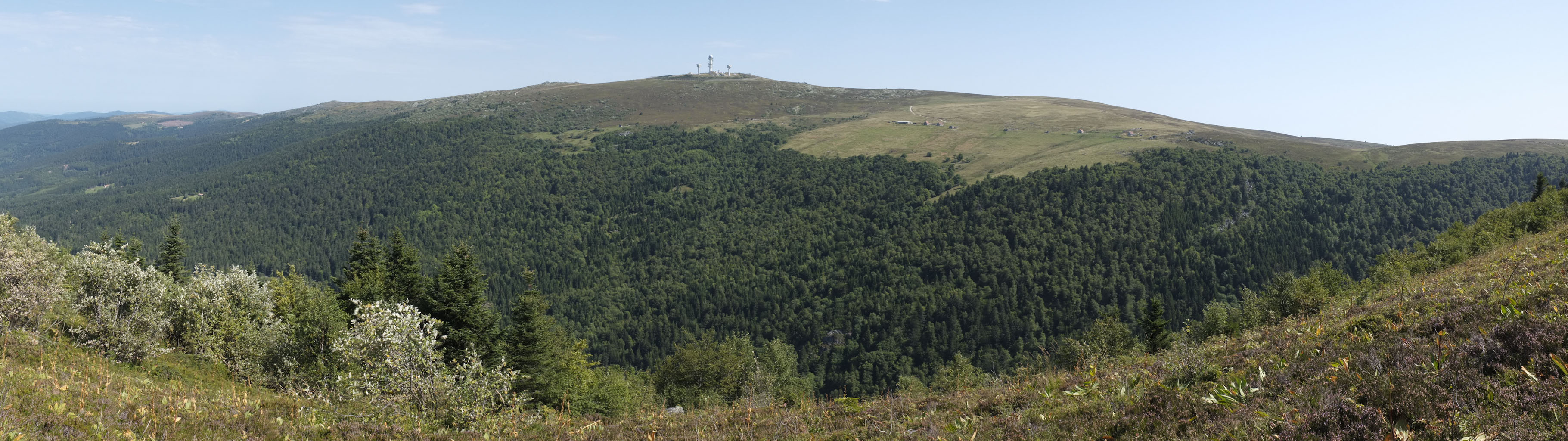 1-10 Monts du Forez / Burons de la Richarde et Pierre-sur-Haute depuis la montagne de Monthiallier