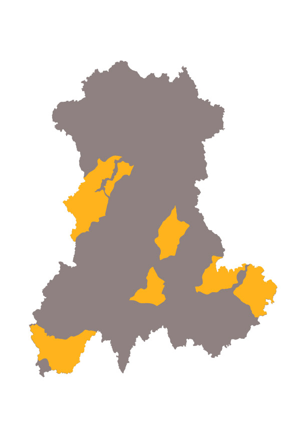 Carte de localisation des 