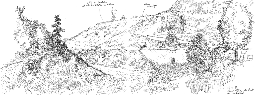 Les gorges de l'Allier à Jonchères Les gorges de l'Allier à Jonchères