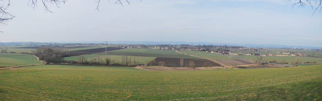 Panorama sur la Limagne depuis la chapelle de Sainte-Radegonde