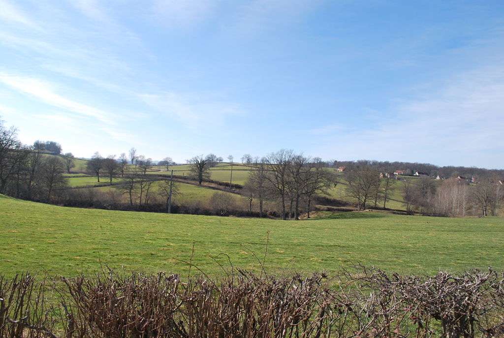 Paysage enchanteur aux alentours de Blomard